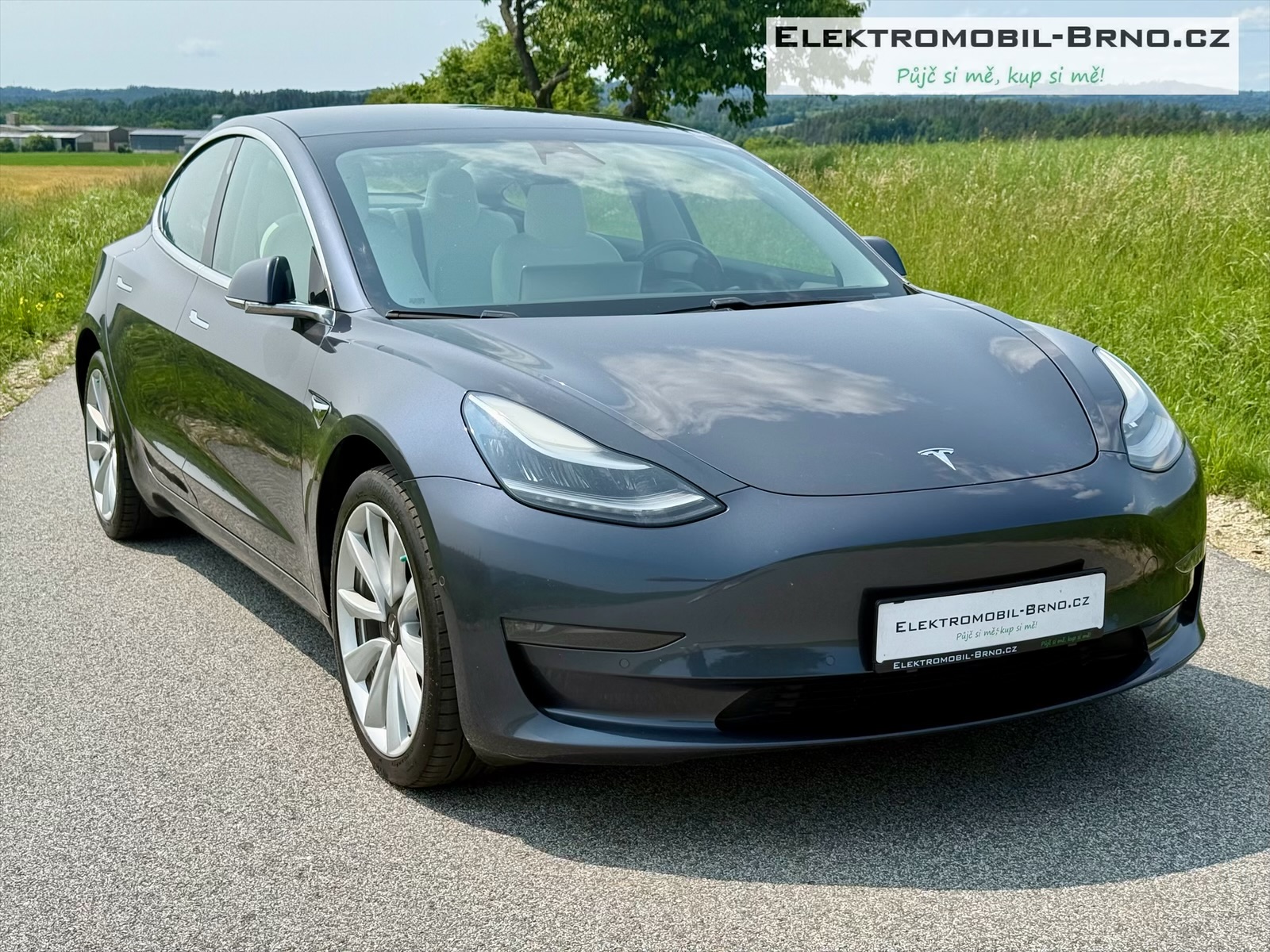 Tesla Model 3, LR, 78kWh,SoH 80%, Bilý INT